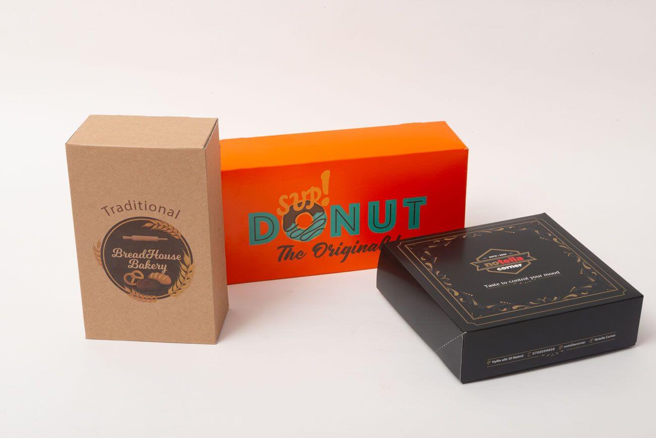 opakowania cukiernicze w różnych kolorach